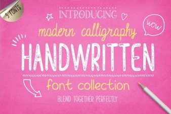 Handwritten Font Collection for Creative Projects