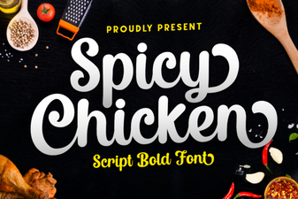 Spicy Chicken Font: Bold Typography for Creative Projects
